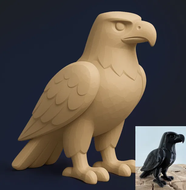 Mô hình Đại Bàng Đứng (Standing Eagle) - Image 1