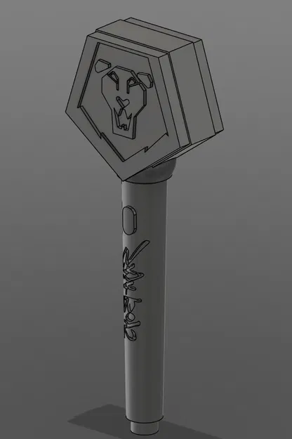 Gậy cổ vũ Kpop Demon Hunter Saja Boys - Mô hình in 3D độc đáo - Image 3