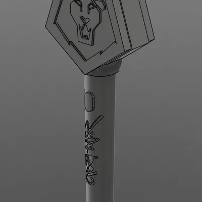 Gậy cổ vũ Kpop Demon Hunter Saja Boys - Mô hình in 3D độc đáo