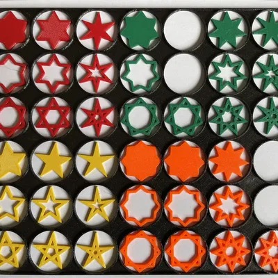 Bộ Ngôi Sao (Các loại sao từ 5 đến 8 cánh)