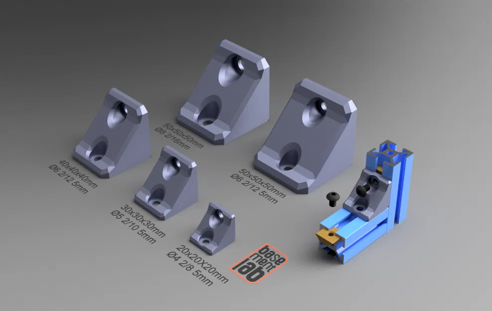 Pát Góc Cường Lực Cho Nhôm Định Hình 2020/3030/4040/5050 V/T-Slot - Image 1