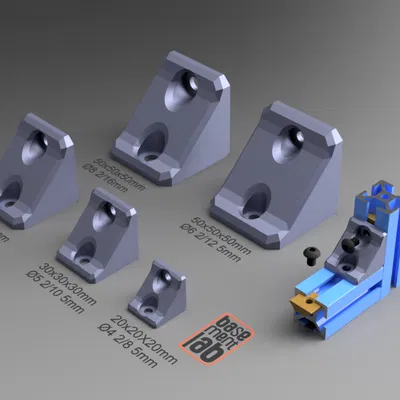 Pát Góc Cường Lực Cho Nhôm Định Hình 2020/3030/4040/5050 V/T-Slot