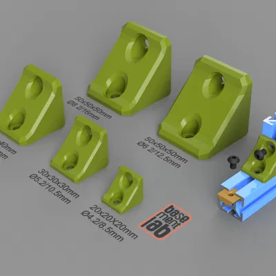 Pát Góc Cường Lực Cho Nhôm Định Hình 2020/3030/4040/5050 V/T-Slot