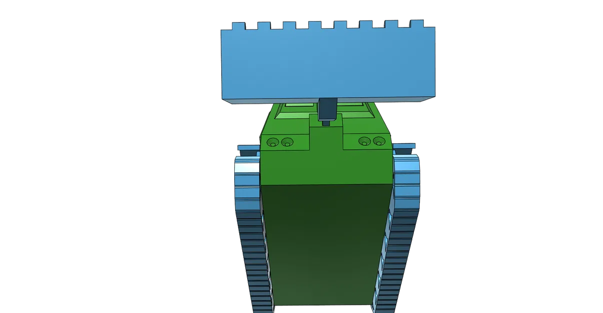 Ống cắm bút hình xe tăng bệ phóng tên lửa - Decor bàn làm việc siêu chất, in không cần support - Image 3