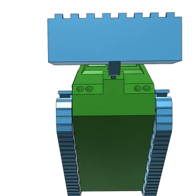 Ống cắm bút hình xe tăng bệ phóng tên lửa - Decor bàn làm việc siêu chất, in không cần support