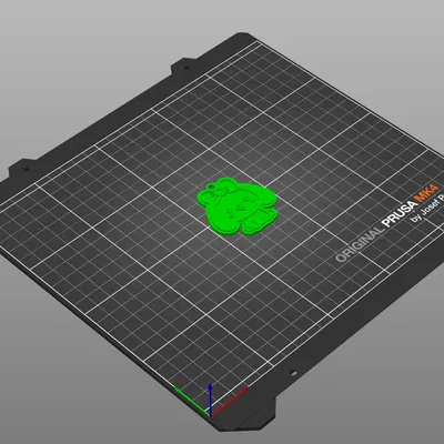 Móc khóa chú chó thắt nơ siêu dễ thương - Mô hình in 3D