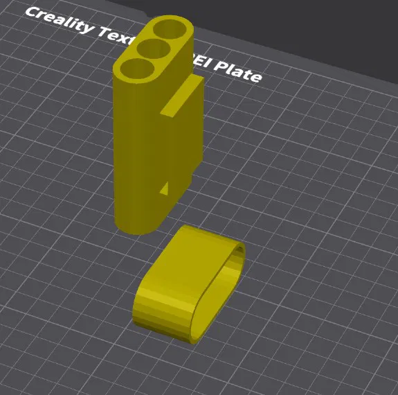 Giá đỡ ống tiêm ampoule 5ml đeo thắt lưng (3 ngăn) in 3D - Image 1