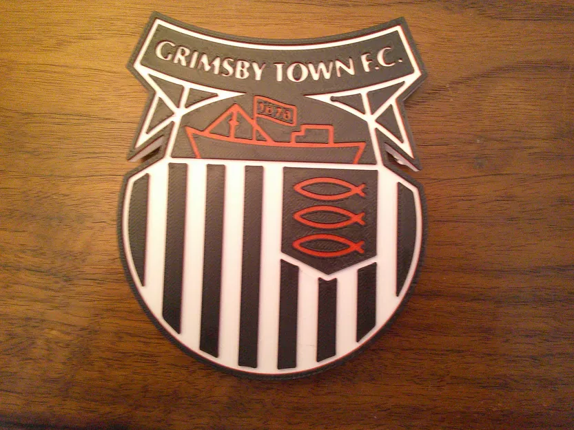 Mô hình in 3D Logo Grimsby Town F.C. độc đáo cho fan bóng đá - Image 1