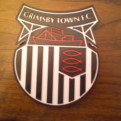 Mô hình in 3D Logo Grimsby Town F.C. độc đáo cho fan bóng đá
