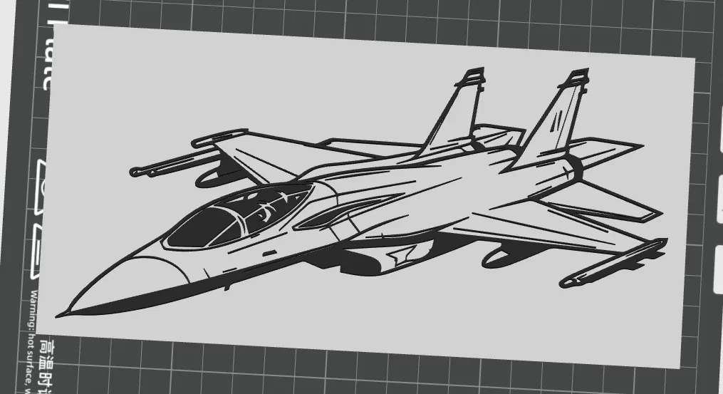 Tranh treo tường mô hình máy bay chiến đấu 3D in tại nhà cực đẹp - Image 1