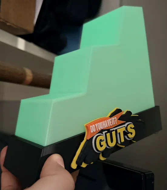 Logo GUTS In 3D Trang Trí Cho Cúp Aggro Crag Trophy - Image 1