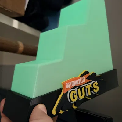 Logo GUTS In 3D Trang Trí Cho Cúp Aggro Crag Trophy