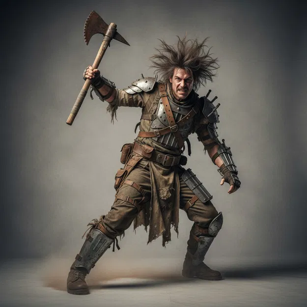 Mô hình 3D chiến binh Mad Max Warrior 6 đầy mạnh mẽ - Image 1