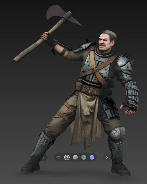 Mô hình 3D chiến binh Mad Max Warrior 6 đầy mạnh mẽ - Image 4