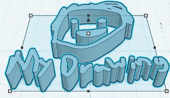 Mô hình in 3D chữ nghệ thuật và hình vẽ gương mặt ngộ nghĩnh - Image 1