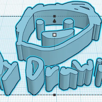 Mô hình in 3D chữ nghệ thuật và hình vẽ gương mặt ngộ nghĩnh