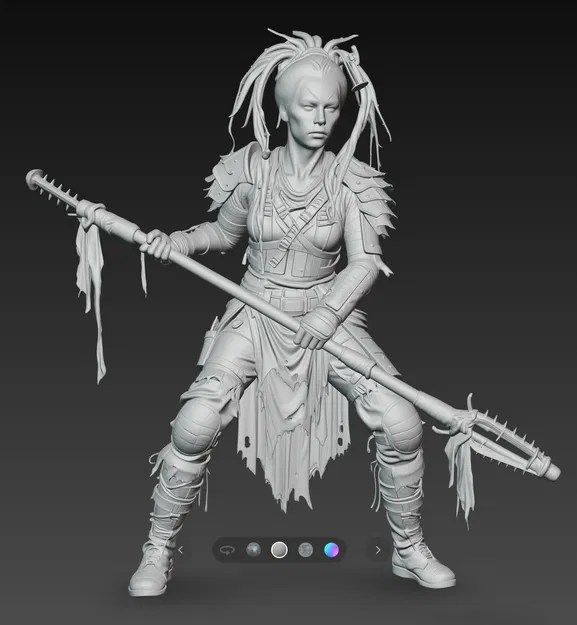 Mô hình nữ chiến binh Mad Max 5 - Tác phẩm in 3D ấn tượng - Image 2