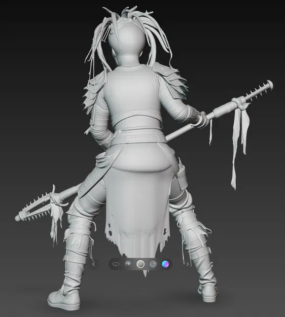 Mô hình nữ chiến binh Mad Max 5 - Tác phẩm in 3D ấn tượng - Image 3