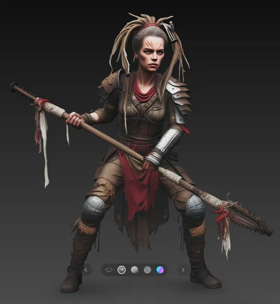 Mô hình nữ chiến binh Mad Max 5 - Tác phẩm in 3D ấn tượng - Image 4