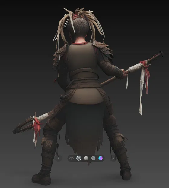 Mô hình nữ chiến binh Mad Max 5 - Tác phẩm in 3D ấn tượng - Image 5