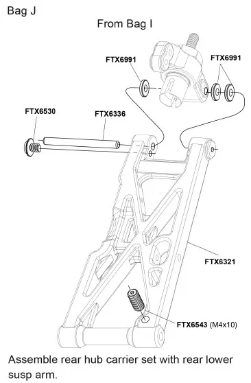 Chắn bùn sau cho xe RC FTX Zorro, Carnage & Bugsta - Image 4