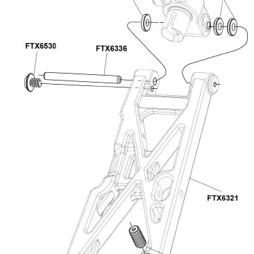 Chắn bùn sau cho xe RC FTX Zorro, Carnage & Bugsta