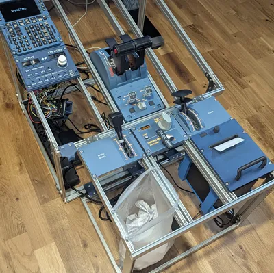 Bệ điều khiển (Pedestal) A320 bằng nhôm định hình