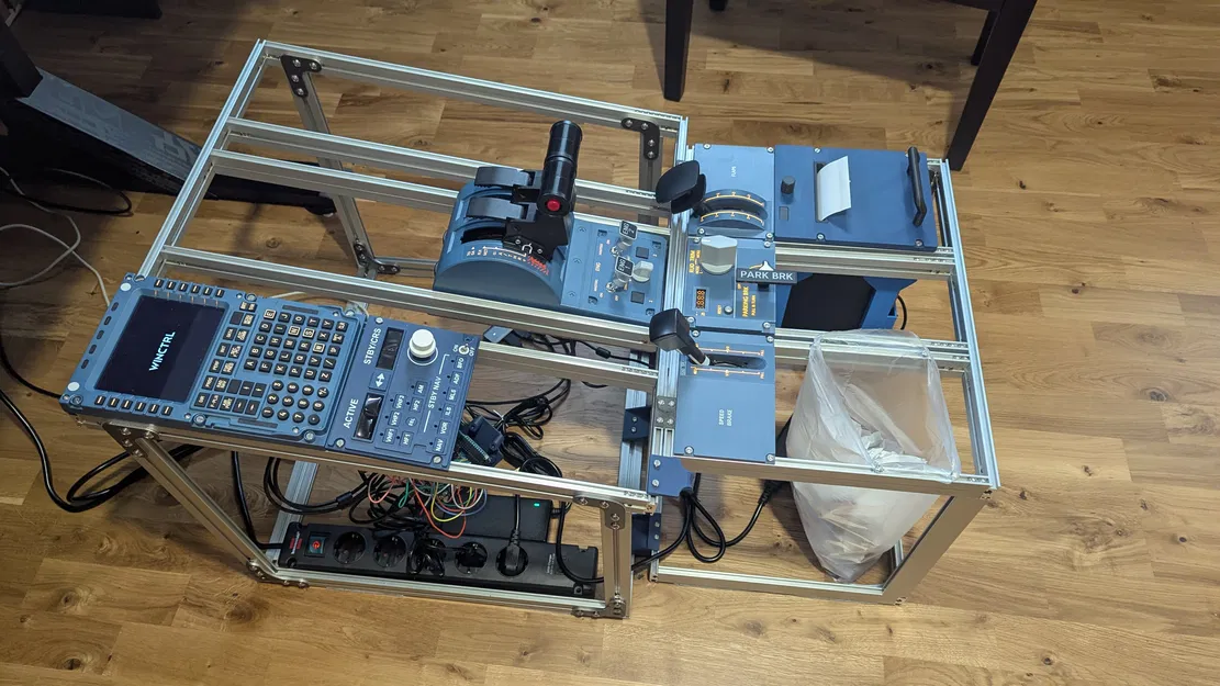 Bệ điều khiển (Pedestal) A320 bằng nhôm định hình - Image 4