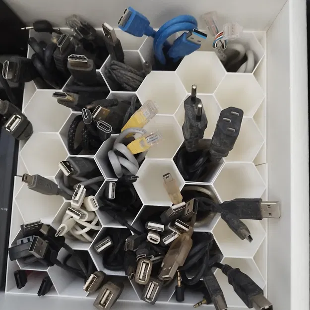 Bộ sắp xếp ngăn kéo dạng tổ ong tham số – Dành cho IKEA MICKE - Image 2