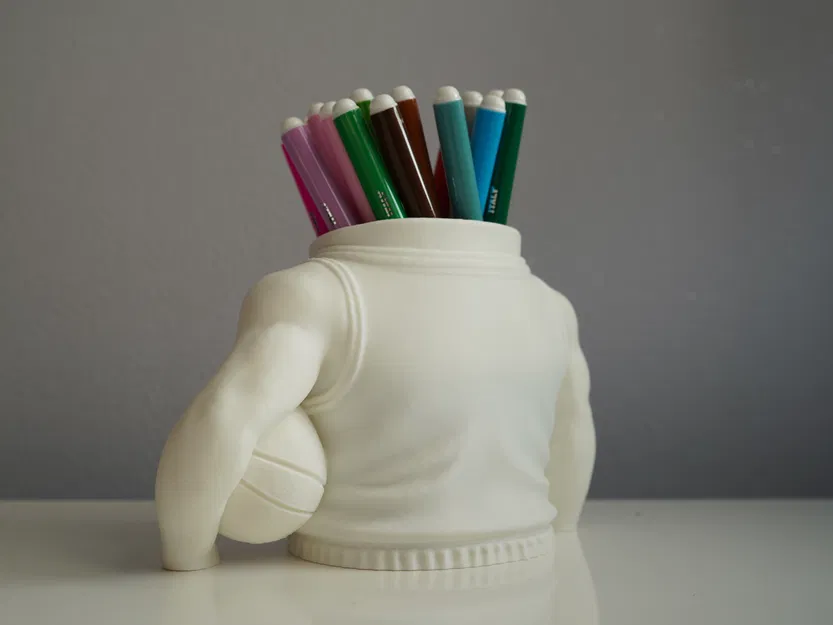 Ống Cắm Bút Cầu Thủ Bóng Rổ – Mô Hình 3D Đựng Bút Trang Trí Bàn Làm Việc - Image 8