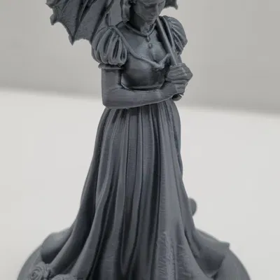 Tượng Quý Cô Cầm Ô – Mô hình nhân vật phong cách Bridgerton