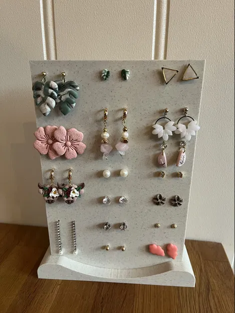 Giá treo bông tai in 3D tiện dụng cho bàn trang điểm - Image 4