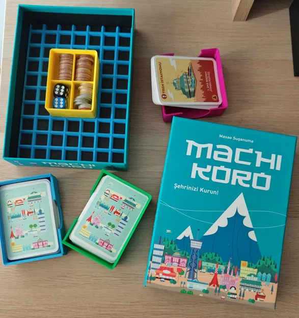 Khay đựng Machi Koro chuẩn Gridfinity - Image 1