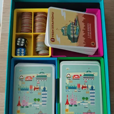 Khay đựng Machi Koro chuẩn Gridfinity