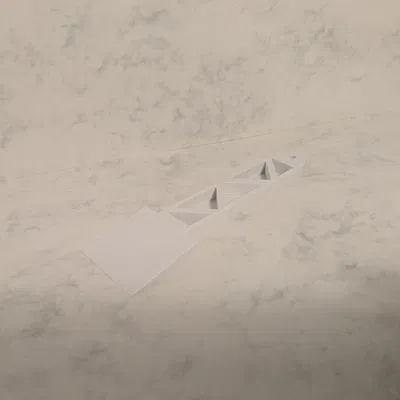 Dụng cụ cạo bàn in 3D phong cách hình tam giác độc đáo