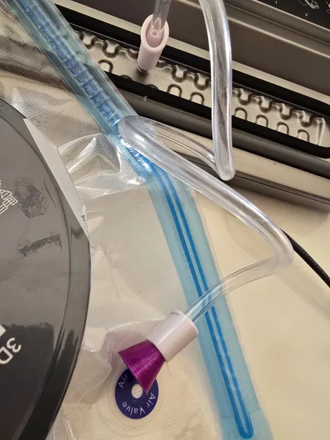 Đầu nối vòi hút chân không đa năng cho túi lưu trữ - Tự in 3D dễ dàng - Image 2