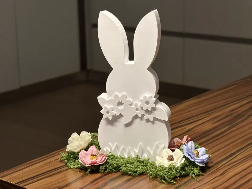 Mô hình chú thỏ Easter Bunny trang trí 3D dễ in - Image 1