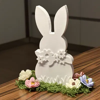 Mô hình chú thỏ Easter Bunny trang trí 3D dễ in