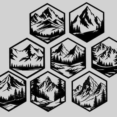 Bộ Sưu Tập Tranh Treo Tường Hình Lục Giác