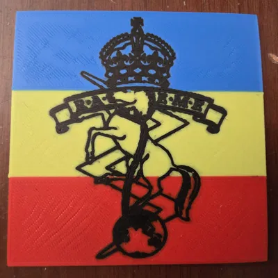 Đế lót ly Quân đội Úc RAEME (Vương miện Nhà vua)