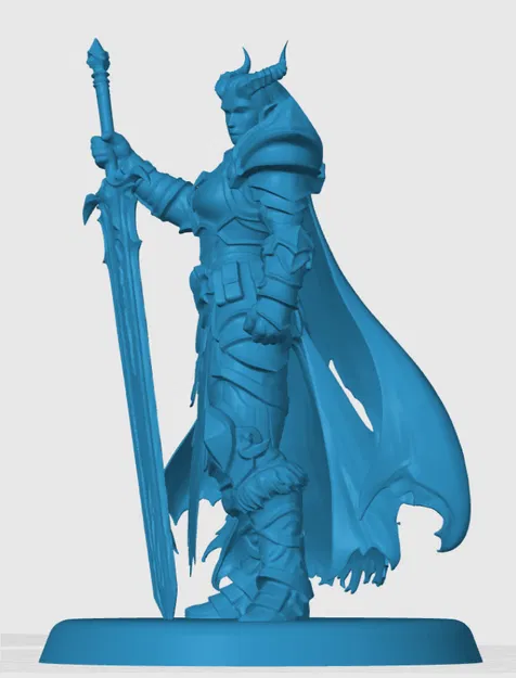 Mô hình Tiefling Paladin 3D cho D&D và Game Tabletop - Image 2