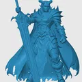 Mô hình Tiefling Paladin 3D cho D&D và Game Tabletop - Thumbnail 3