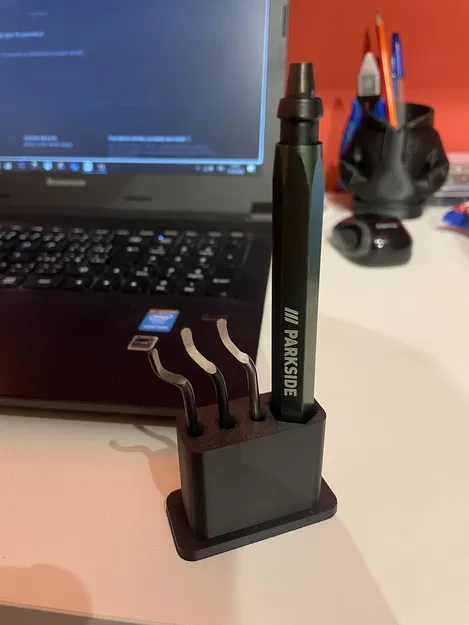 Đế giữ dụng cụ gọt bavia Parkside in 3D siêu gọn gàng - Image 1