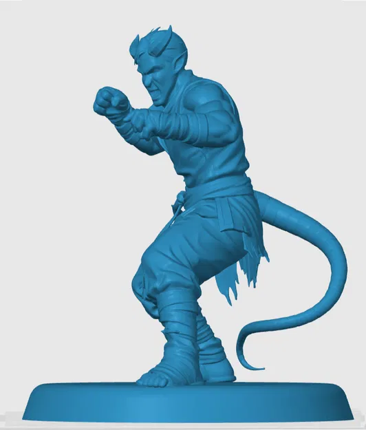 Mô hình Tiefling Monk - Figure in 3D chất lượng cho D&D - Image 2