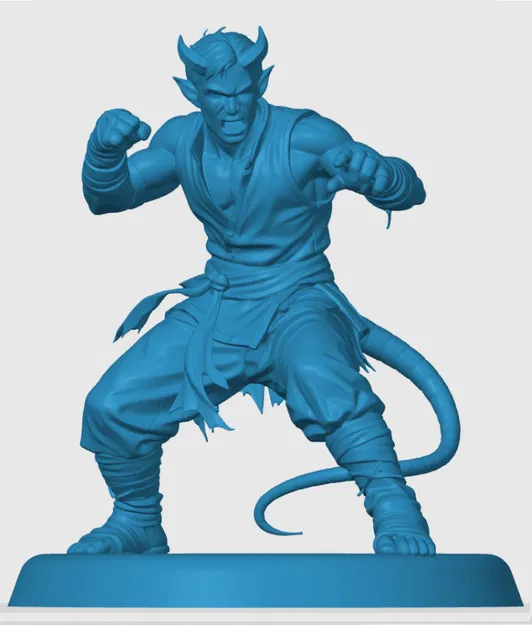 Mô hình Tiefling Monk - Figure in 3D chất lượng cho D&D - Image 3