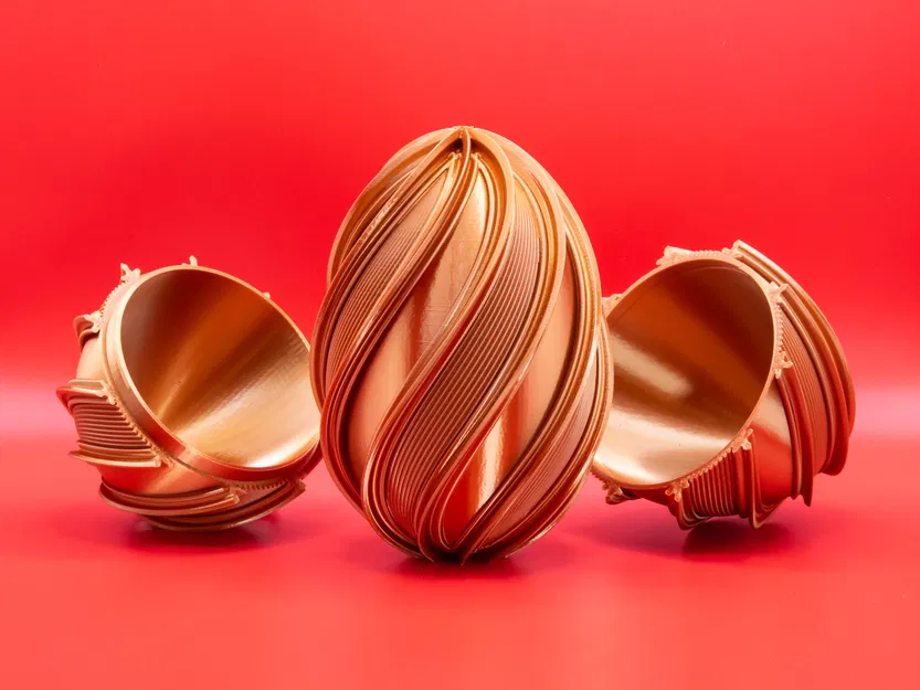 Closed Alternating Spiral Easter Egg 2026 - Image 1