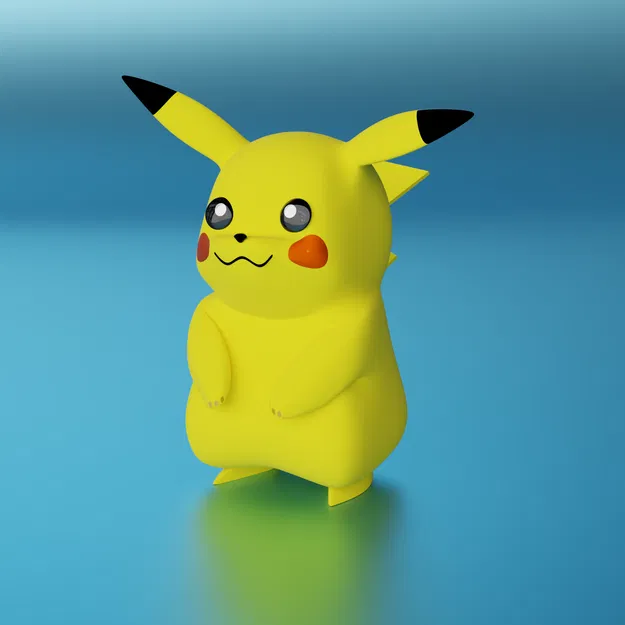 Mô hình 3D Pikachu Pokémon - Image 1