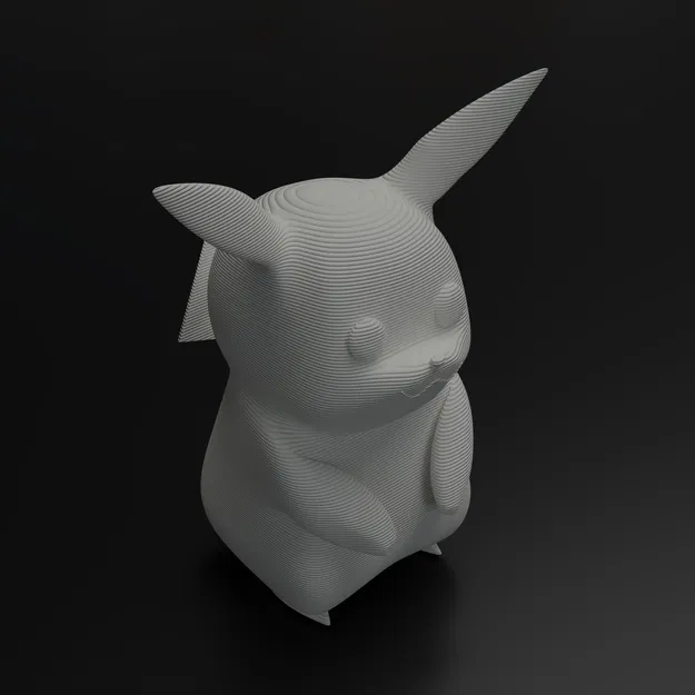 Mô hình 3D Pikachu Pokémon - Image 3