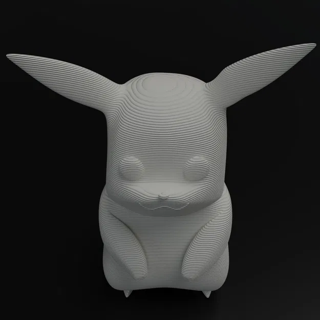 Mô hình 3D Pikachu Pokémon - Image 4