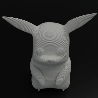 Mô hình 3D Pikachu Pokémon